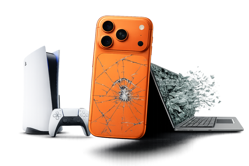 Cracked iPhone, broken laptop and PlayStation repair services in Largo FL